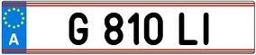 Truck License Plate
